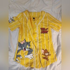 Tom & Jerry  Yellow Striped Jersey